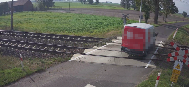 Poprawny kadr kamery dla zliczania przekroju drogi oraz ALPR
